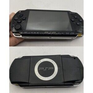 Sony PSP-1001 PlayStation Portable Console 128GB Charger Tested W Digital Games